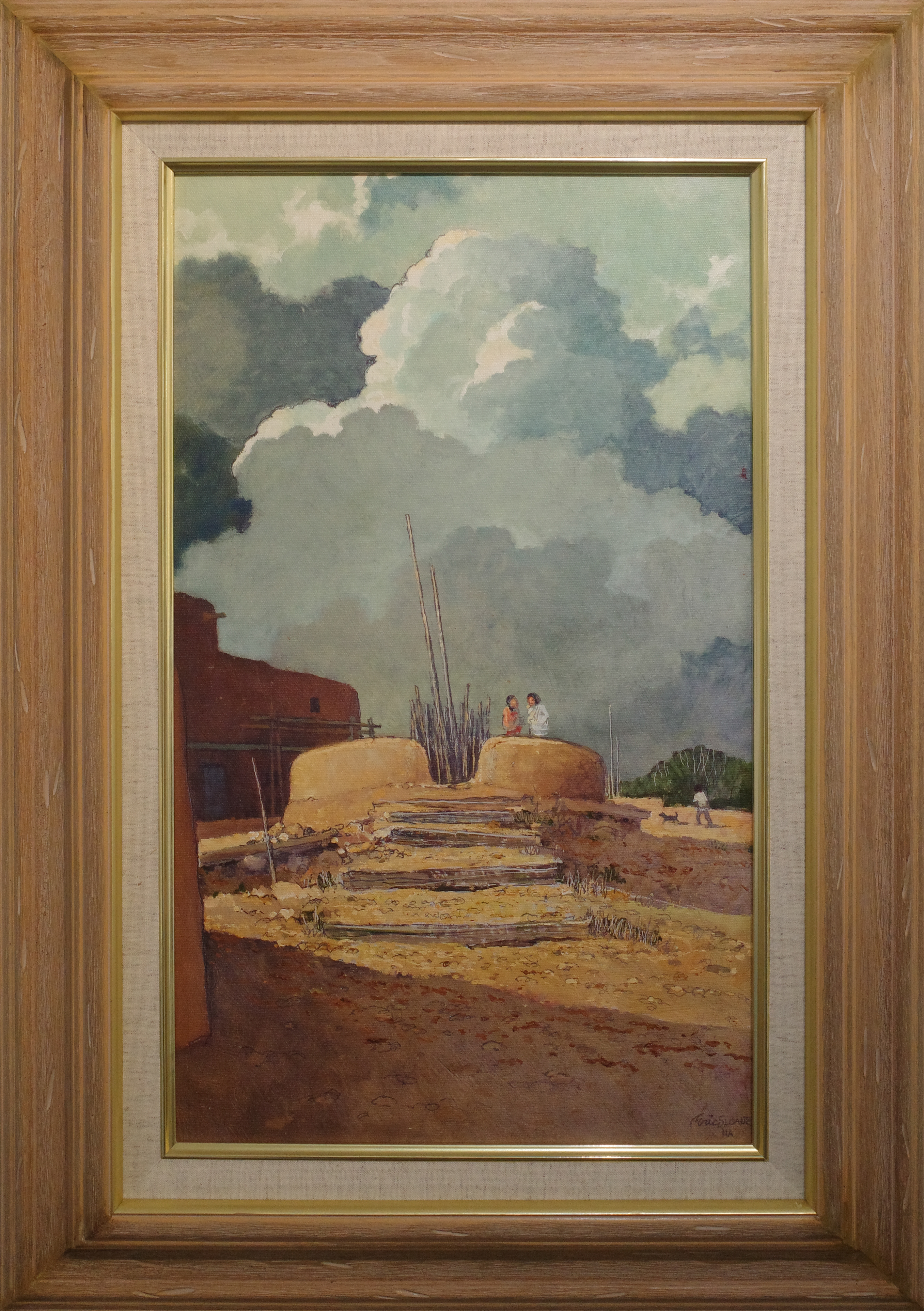 Eric Sloane Framed Canvas Print